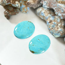 Load image into Gallery viewer, Arizona Patagonia Stella Blue Cabochon Pair