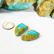 Load image into Gallery viewer, Turquoise Mountain Cabochon Pair