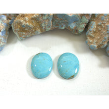 Load image into Gallery viewer, Arizona Patagonia Stella Blue Cabochon Pair