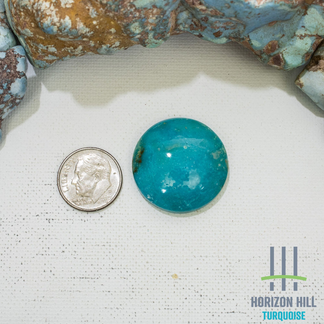 Turquoise Mountain Round Cabochon