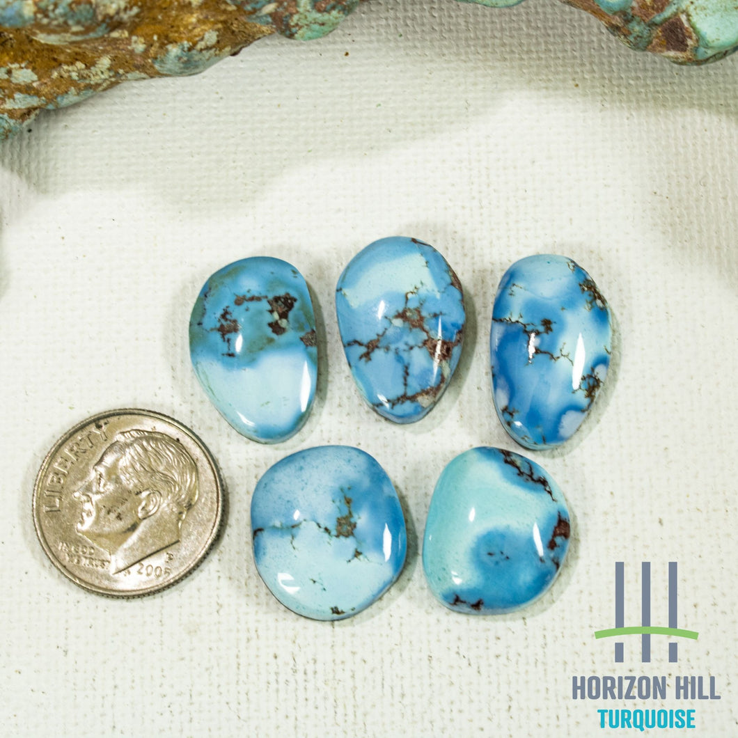 Golden Hill: Cabochon 5 Cab Set