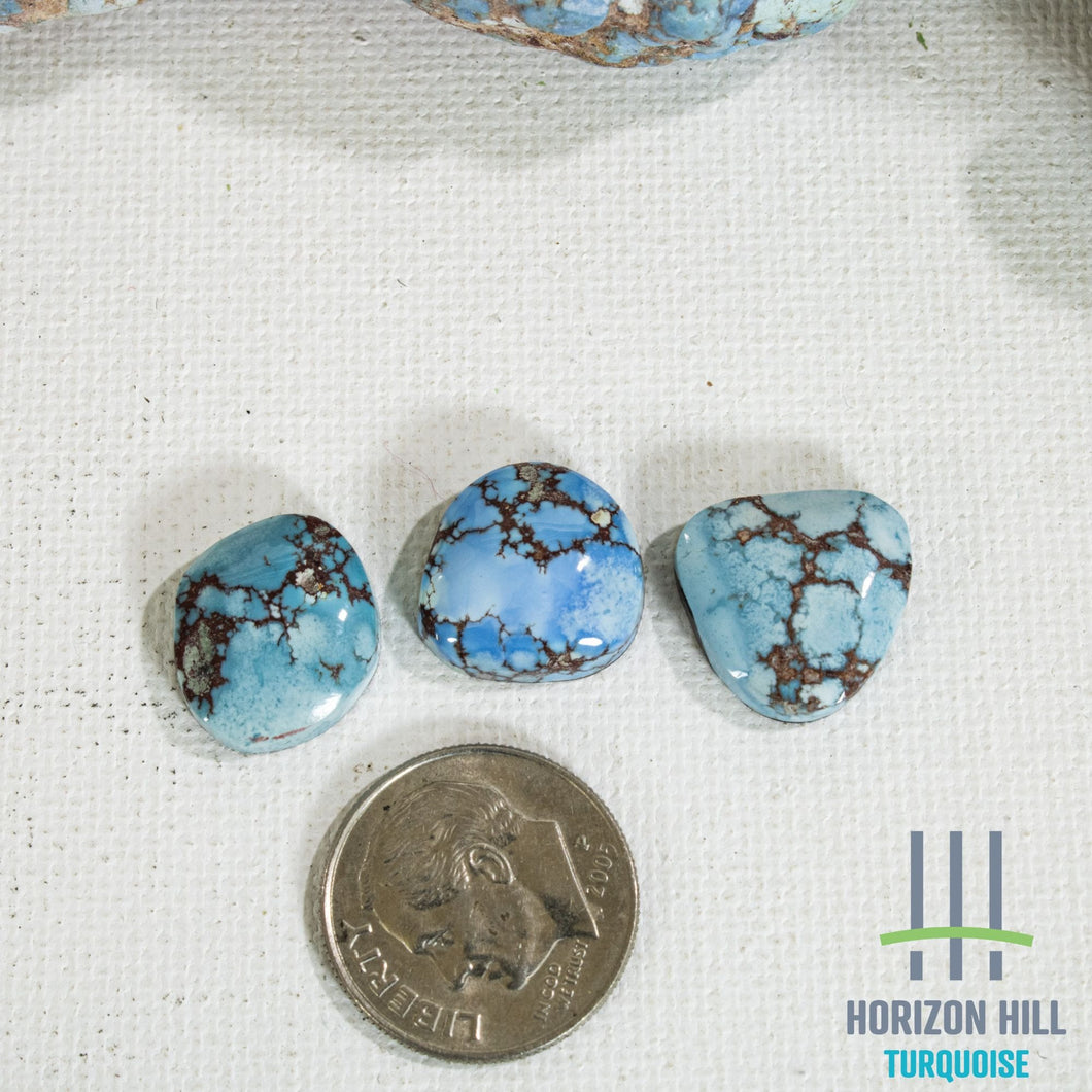 Golden Hill: Cabochon Set of 3