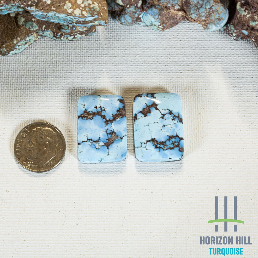 Golden Hill: Cabochon Pair